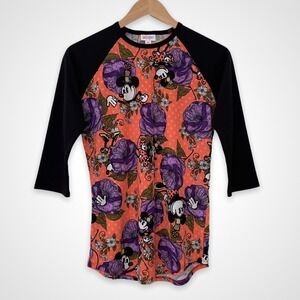 LuLaRoe Disney Women's Size XS Multicolor Minnie Mouse Randy T-Shirt Top NWT